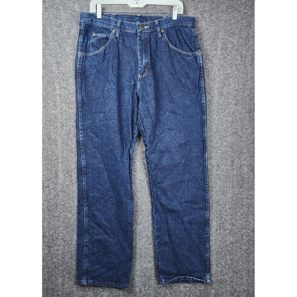 Wrangler Jeans Mens 34x30 Five Star Premium‎ Regular Fit Straight Leg 96501MR